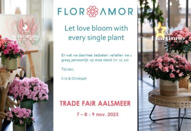 Invitation FlorAmor RFH Trade Fair Aalsmeer 2023